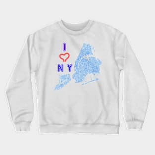 I love New-York Crewneck Sweatshirt